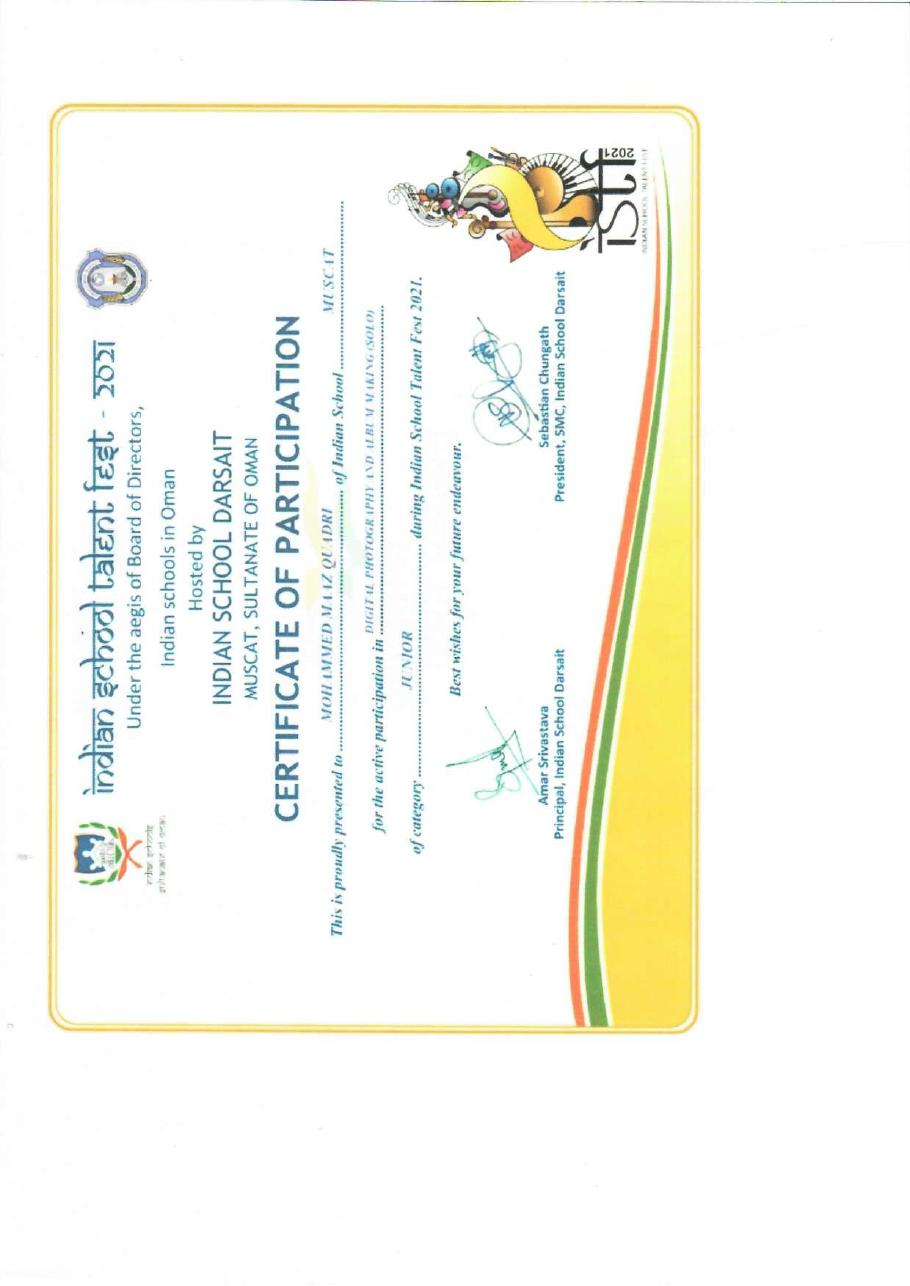 Certificate 31