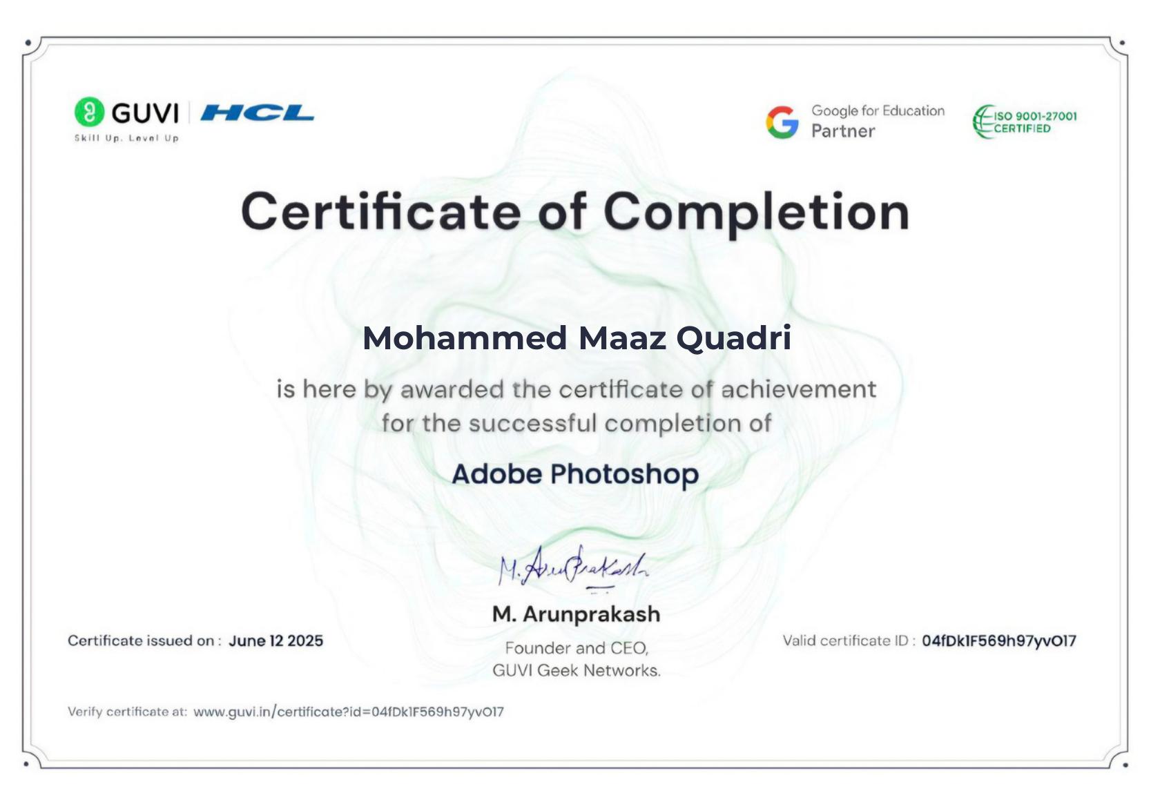 Certificate 59
