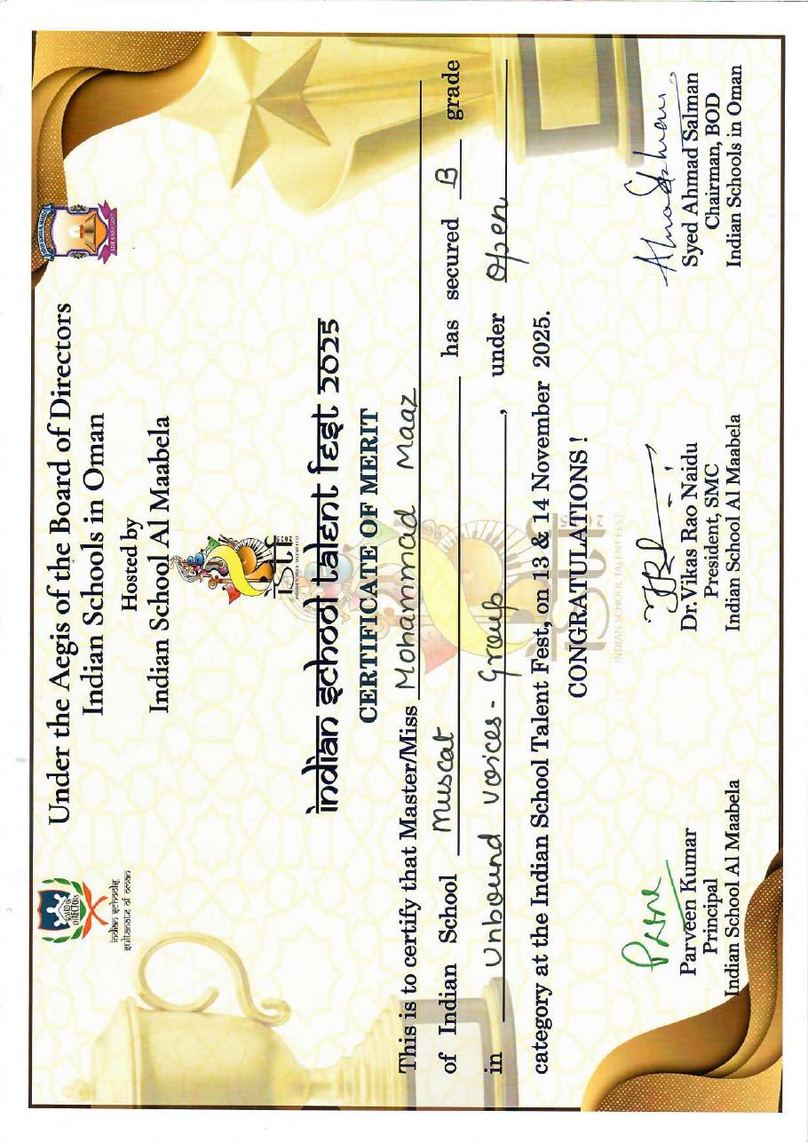Certificate 28