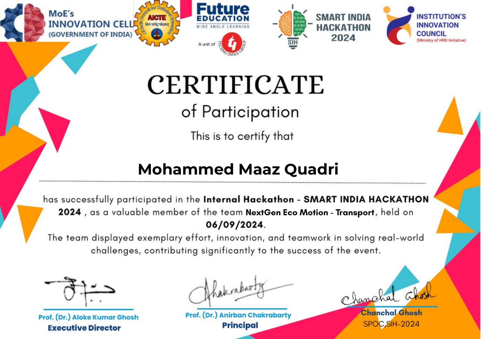 Certificate 58