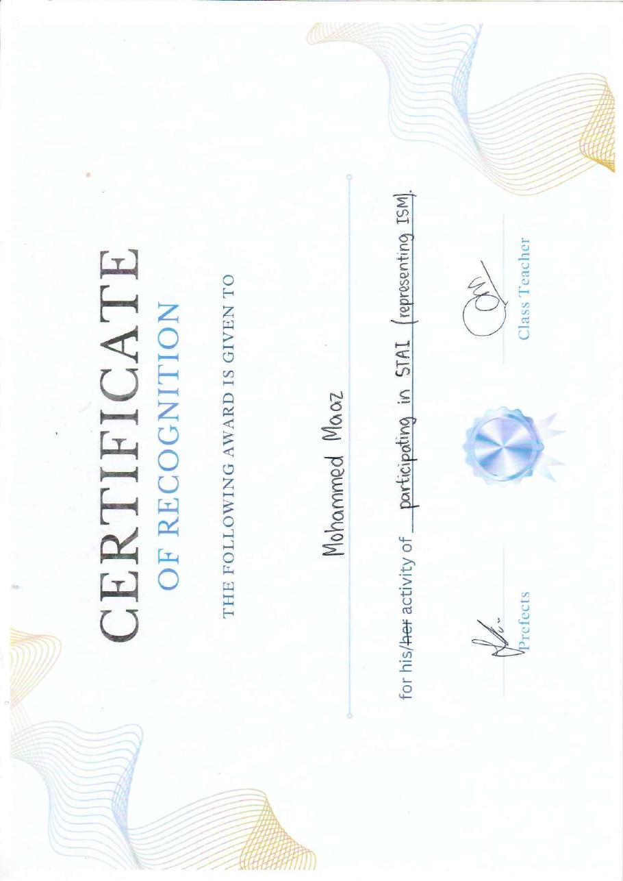 Certificate 49